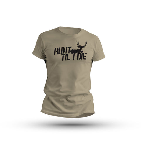 Hunt Til I Die Shirt - Olive