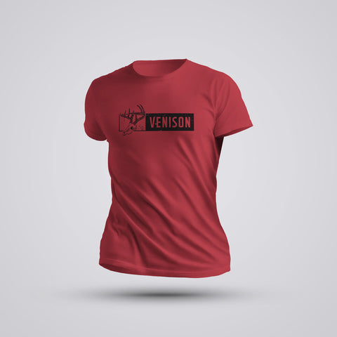 Venison Whitetail Shirt - Cardinal